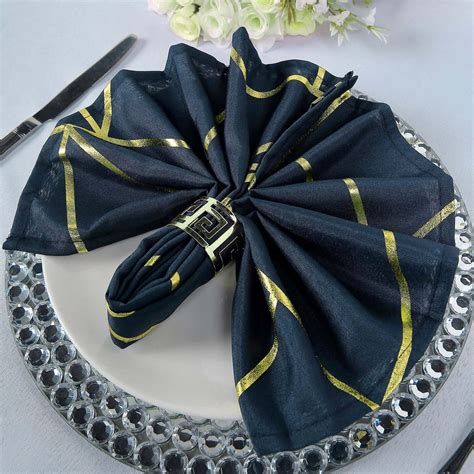 navy blue cloth napkins